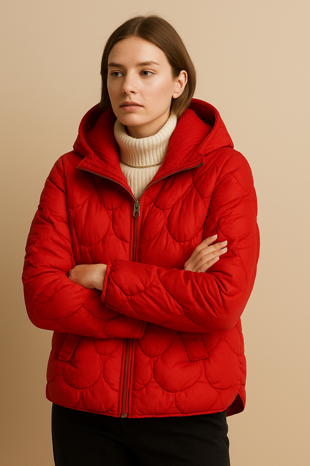 Women’s Short Hooded Down Jacket – Warm and Stylish